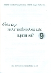 BÀI TẬP PHÁT TRIỂN NĂNG LỰC LỊCH SỬ LỚP 9 (Theo chương trình GDPT mới)